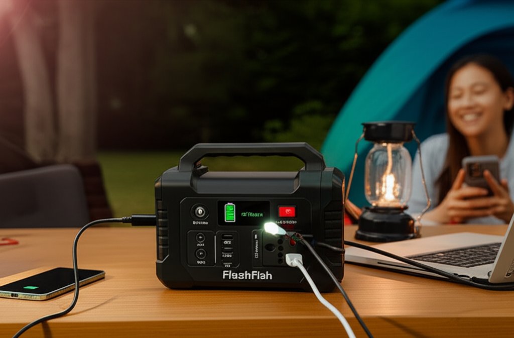 Estación de Energía Portátil FlashFish E200 – ¡Tu solución para apagones y aventuras!